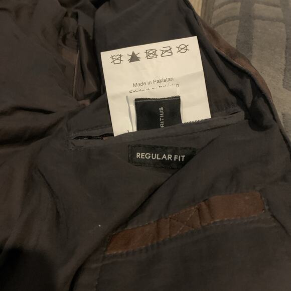 Mauritius Men’s XL Lamb Leather Jacket Cove RF Motorcycle Distressed Brown - Picture 9 of 14